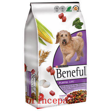Food Grade Stand up Dog Food Packaging Bag with Zipper
